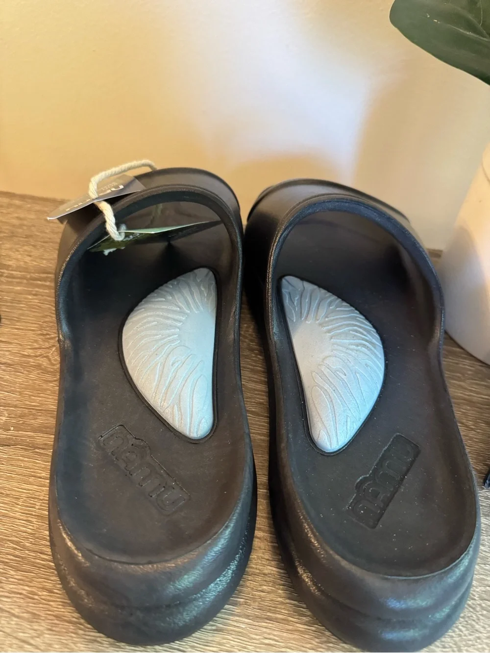 NAMU Phase Recovery Slide sandals in Space Black